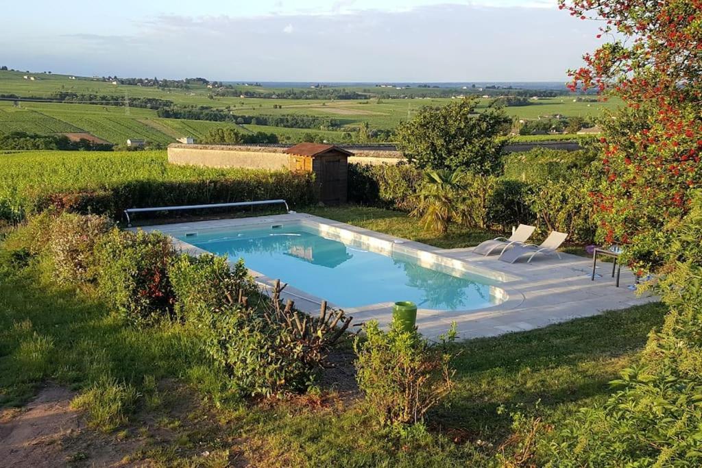 Au Coeur Des Vignes Moulin A Vent Apartment La Chapelle-de-Guinchay Exterior foto