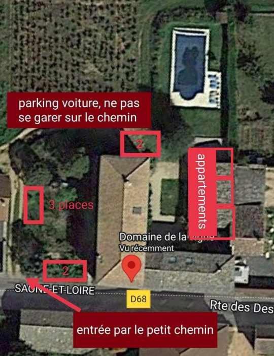 Au Coeur Des Vignes Moulin A Vent Apartment La Chapelle-de-Guinchay Exterior foto